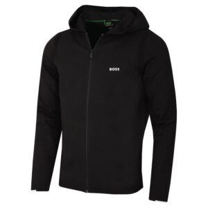 Hugo Boss Mens Ever-X HD Tex Flex Cotton Breathable Full Zip Sweater