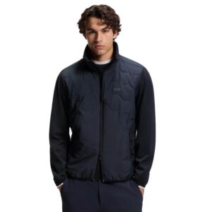 Hugo Boss Mens 2026 Padded Chip Water Repellent Four Way Stretch Golf Jacket