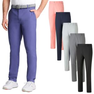 Puma Golf Mens Dealer Tailored Recycled Fabric Mid Rise Trousers
