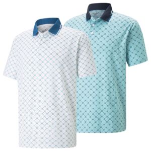 Puma Golf Mens Mattr Rochester Moisture Wicking Recycled Polo Shirt