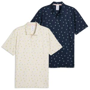 Puma Golf Mens 2026 X AP Cloudspun 4 Way Stretch Moisture Wicking Polo Shirt