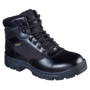 Skechers Mens 2026 Wascana Benen Tactical Relaxed Fit Waterproof Work Boots