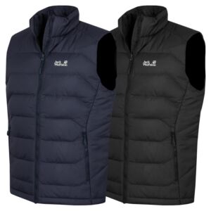 Jack Wolfskin Mens Wild Pass Down Windproof Water Repellent Gilet Vest