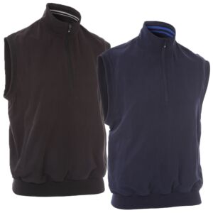 Proquip Golf Mens Aquasoft Vest Half Zip Water Repellent Pullover Wind Top