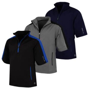 Proquip Mens Aqualite Pro 1/2 Zip Half Sleeve Waterproof Golf Rain Shirt