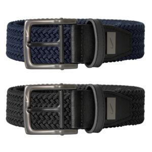 Nike Mens Weave Stretch No Hole Micro-Adjustable Woven Golf Belt