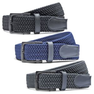 Nike Mens Weave Stretch No Hole Micro-Adjustable Woven Golf Belt