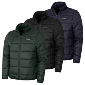 Calvin Klein Mens 2026 Adventure Full Zip Packable Padded Jacket