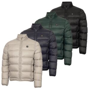 Calvin Klein Mens Whitefield Padded Soft Feel Water Repellent Golf Jacket