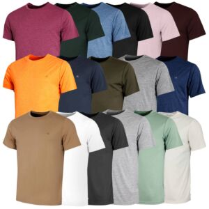 Calvin Klein Mens 2026 Harlem Quick Drying Crew Neck Golf T-Shirt