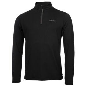 Calvin Klein Mens Newport Half Zip Sweater - Black - L
