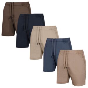 Calvin Klein Mens 2026 CK Comfy Hybrid Stretch Cotton Golf Shorts