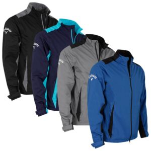Callaway Golf Mens Ace Waterproof Swing Tech Adjustable Jacket