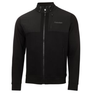 Calvin Klein Mens Hyper Tech Adjustable Drawcord Full Zip Sweater