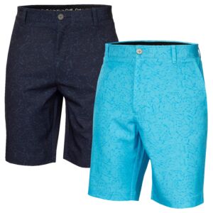 Calvin Klein Mens Printed Bullet Stretch Lightweight Wicking Golf Shorts