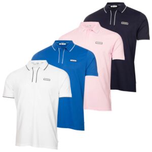 Calvin Klein Mens Seafield Technical Moisture Wicking Golf Polo Shirt