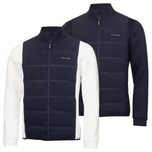 Calvin Klein Mens Manning Performance Insulated Full Zip Golf Jacket
