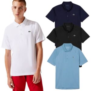 Lacoste Mens DH3201 Ultra Dry Moisture Wicking Polo Shirt