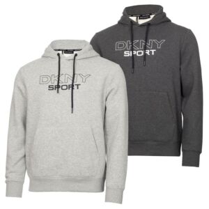 DKNY Mens South Street Breathable Soft Feel Hoodie Cotton Blend Hoody