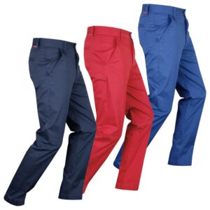 Dwyers & Co Golf Mens Tee-Shot Chino Stretch Slim Trousers