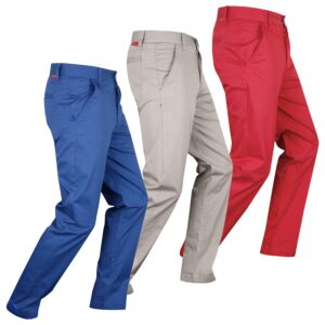 Dwyers & Co Golf Mens Tee-Shot Chino Stretch Slim Trousers