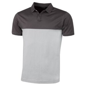 FootJoy Mens Stretch Lisle Engineered Colour Block Wicking Golf Polo Shirt