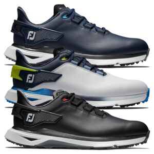 FootJoy Mens Pro SLX Leather Waterproof Spikeless Performance Golf Shoes