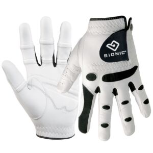 Bionic Mens 2026 StableGrip Leather Golf Gloves Orthopedic - LH