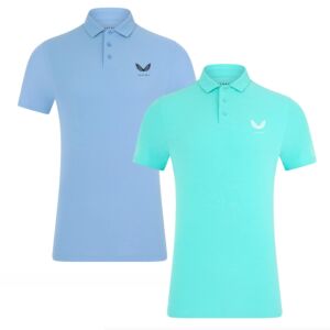 Castore Mens Club Essential Stretch Lightweight Breathable Golf Polo Shirt