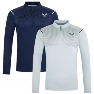 Castore Mens Pinnacle LVS 1/4 Zip Long Sleeve Breathable Golf Sweater