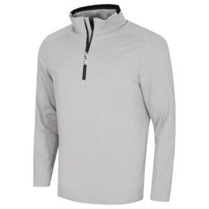 G/Fore Mens Brushed Back Tech 1/4 Zip 4-Way Stretch Sweater
