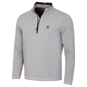 G/Fore Mens Brushed Back Tech 1/4 Zip Wicking Golf Pullover Sweater