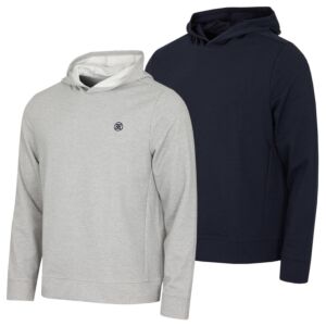 G/Fore Mens Pebble Quilted Moisture Wicking 2 Way Stretch Golf Hoody