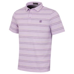 G/Fore Mens Multi Stripe Piqué Performance Golf Polo Shirt