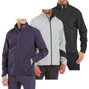 Footjoy Mens 2026 HydroLite X Waterproof Stretch Breathable Packable Golf Jacket