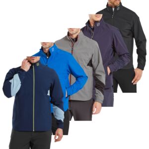 Footjoy Mens 2026 HydroLite X Waterproof Stretch Breathable Packable Golf Jacket