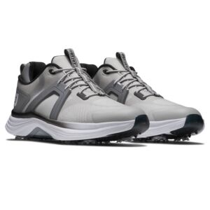 Footjoy Mens Hyperflex Golf Shoes - Grey/White/Charcoal - UK 12