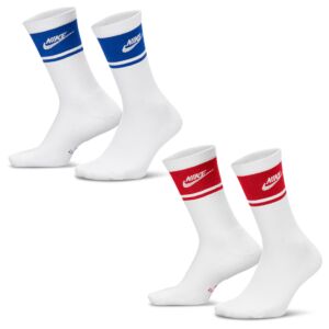 Nike Mens Everyday Elevated Dri-FIT Cushion Classic Cotton Crew Socks