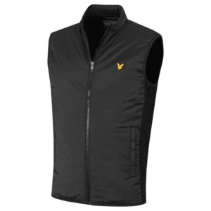 Lyle & Scott Mens Primaloft Golf Gilet - Jet Black - M