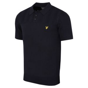 Lyle & Scott Mens Golf Lightweight Breathable Texture Block Polo Shirt