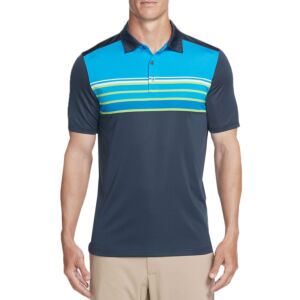 Skechers Golf Mens Backspin Stripe DNA Dry Stretch Performance Polo Shirt