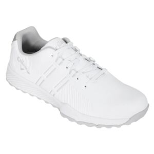 Callaway Golf Mens Chev Trax Golf Shoes - White/Grey - UK 8