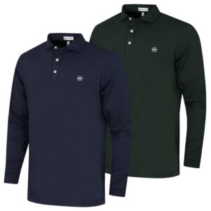 Peter Millar Mens Lyons Performance Jersey 4 Way Stretch Golf Polo Shirt