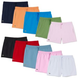 Lacoste Mens 2026 Drawcord Waist Elasticated Pool Beach Swim Shorts