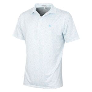 Peter Millar Mens Island Jammin Performance Golf Jersey Polo Shirt