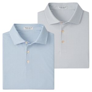 Peter Millar Mens Pheonix Performance Jersey Golf Polo Shirt