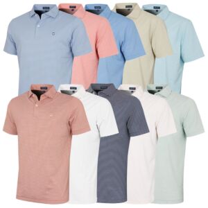 Peter Millar Mens Ballad Jersey 4-Way Stretch Golf Polo Shirt