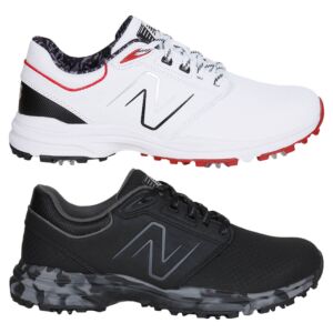 New Balance Mens Brighton Waterproof Microfibre Leather Spiked Golf Shoes