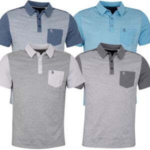 Original Penguin Mens The Original Color Block Stretch Golf Polo Shirt
