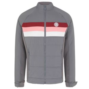 Original Penguin Mens Insulated Water Repellent Stretch 70s Golf Jacket